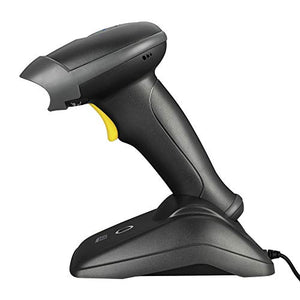 NuScan 2500TB - Commercial Wireless 2D Barcode Scanner with Charging Cradle, Antimicrobial, CCD Sensor, with USB for POS