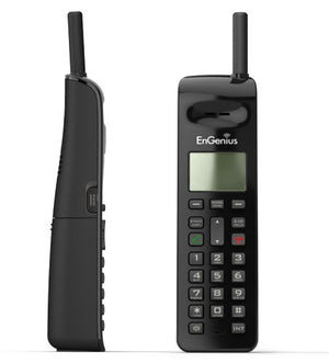 EnGenius FreeStyl 2, High power and sensitivity wireless  extreme range, 9 Handset Landline Telephone, 900 Mhz with 2-way intercom