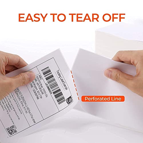 MUNBYN Pink Label Printer with Shipping Scale, Stack of 500 Thermal Labels