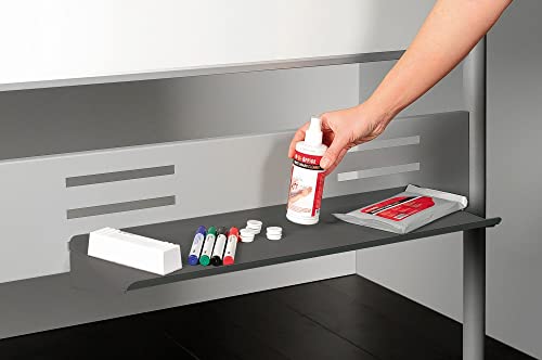 MasterVision Easel Mobile Double Sided Magnetic Dry Erase , 35" x 47", Silver