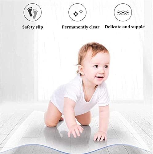 ZHOUHONG Hard-Floor Chair Mat for Hardwood Floor, Desk Chair, 1mm/1.5mm/2mm Thick