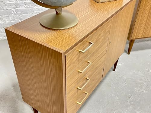 Lschool Mid Century Modern Laminate CREDENZAS/Cabinets, Made in Germany, c. 1960's