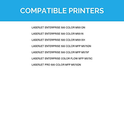 LD Remanufactured Toner Cartridge Replacements for HP 507A & HP 507X High Yield (2 Black, 2 Cyan, 2 Magenta, 2 Yellow, 8-Pack)
