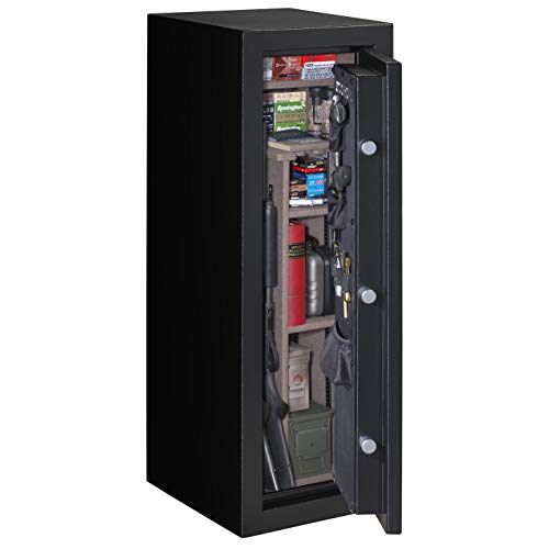 Stack-On A-18-MB-E-S Armorguard 18-Gun Safe with Electronic Lock, Black