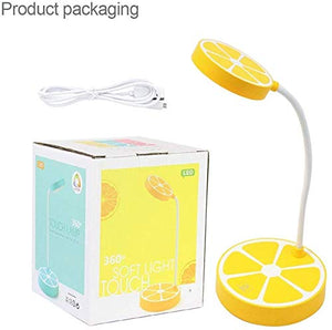 VejiA Modern Fruit Lemon Round Desk Lamp 360° Adjustable LED Night Light