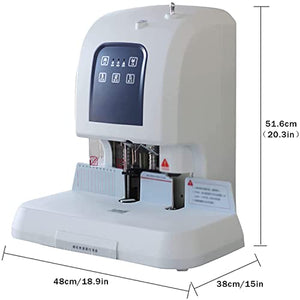 None Fully Automatic Financial Binding Machine, 50mm Thickness Heavy-Duty Punching Machine