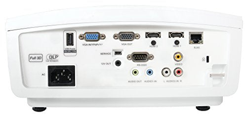 Optoma EH415e Full 3D 1080p 4200 Lumen DLP Projector with HDMI 1.4a, Vertical Lens Shift, Zoom, 15,000:1 Contrast Ratio and LAN Control