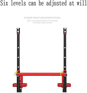 SJNQJJ Pull Ups Strength Training Equipment Strength Training Dip Stands Multifunctional Adjustable Push Up Free Standing, 6 Level Height Adjustment, 120kg, Home Indoor Gym Strength Exercis