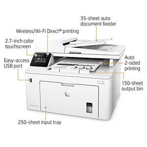 HP LaserJet Pro M227fdw All-in-One Wireless Laser Printer, Amazon Dash replenishment ready (G3Q75A), White, Large