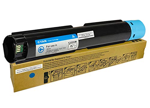 Toner Tap for Xerox Versalink C7020 C7025 C7030 Color Printers (4 Pack Bundle) - High Yield Compatible Toner Cartridge Set (OEM Part# 106R03741, 106R03744, 106R03743, 106R03742)