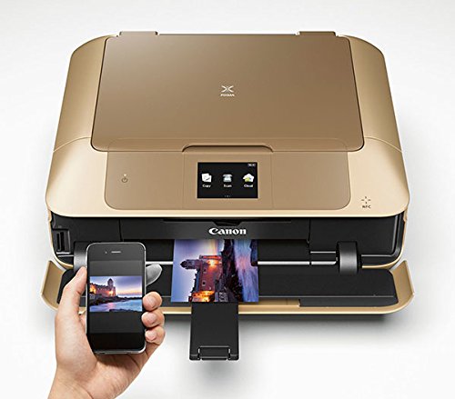 Canon MG7720 Wireless All-In-One Printer with Scanner and Copier: Mobile and Tablet Printing, with Airprint and Google Cloud Print compatible, Gold