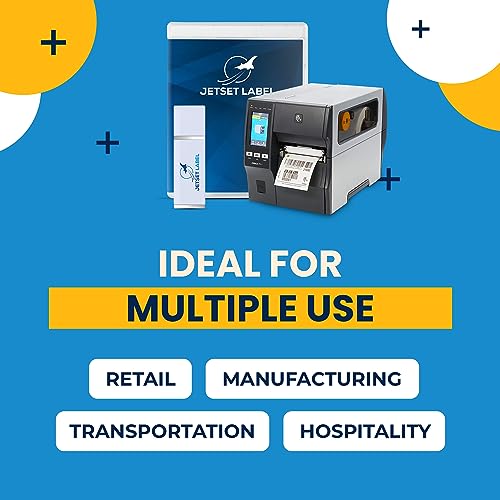 JetSet Label Zebra ZT411 203 DPI Thermal Transfer Industrial Printer | 4" Width, Serial, USB, Ethernet, Bluetooth | Jetset Software