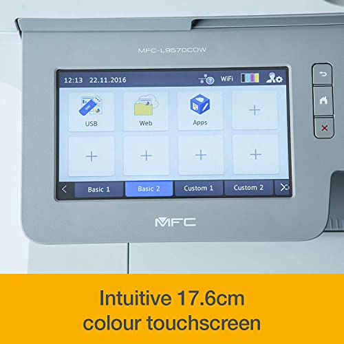 Brother MFC-L9570CDW Wireless Color Laser All-in-One Printer - 7" Touchscreen, 33 ppm, 600 x 2400 dpi