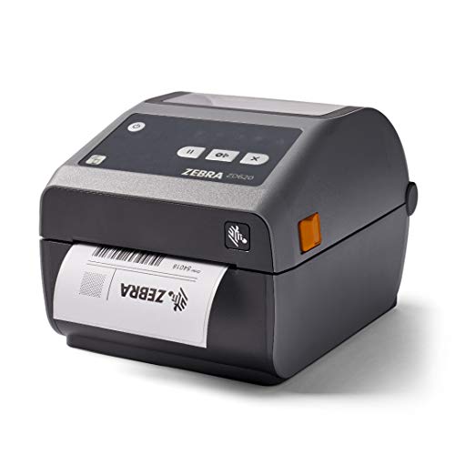 Zebra ZD620d Direct Thermal Desktop Printer 300 dpi Print Width 4 in Ethernet Serial USB ZD62043-D01F00EZ