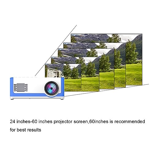 Lanhui Mini Projector 1080P Home Video Birthday Gifts