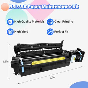 LIDNADY B5L35A Fuser Maintenance Kit for HP Color Laserjet M552 M553 M577 Printer - RM2-0011 Fuser with Transfer Roller & Tray - 110-120V - 2 Year Warranty