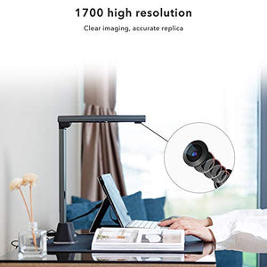 iOCHOW S3 Book & Document Camera, 17MP High Definition Professional Book Document Scanner, Auto-Flatten & Deskew Tech, Max A3 Size, Smart Multi-Language OCR, SDK & Twain for Office and Education