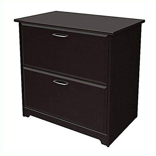2 Piece Office Set with Filing Cabinet and Desk in Espresso Oak-Home office furniture sets-Computer desk-Home office desks-Desk with drawers-Storage cabinet-Home office desk-Home office furniture set