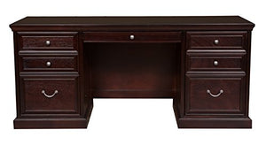 Martin Furniture  Fulton Computer Credenza, Fully Assembled, Brown