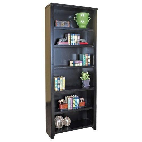 Martin Furniture Tribeca Loft Black Bookcase, 84" - Fully Assembled
