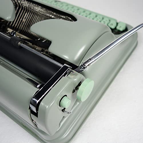 Amdsoc Rare Typewriter - Antique Mechanical Literature Art - Green