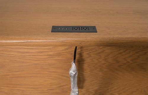 Martin Furniture 006701/X Contemporary 60" Double Pedestal Desk