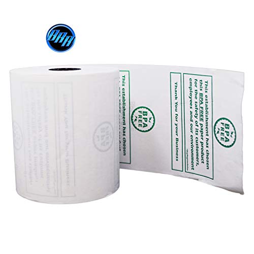 (200 POS Rolls) PRE Printed 3 1/8 x 230 Thermal Paper roll 200 Pack Cash Register Rolls BPA Free TSP100, CT-S300, CT-S2000, TSP100 M129B, M129C, M244A 109282 PMC05214 856348 - BuyRegisterRolls