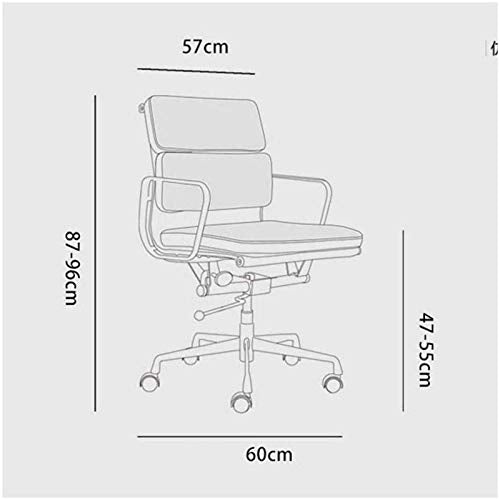 Executive Bonded Leather Mid-Back Office Chair