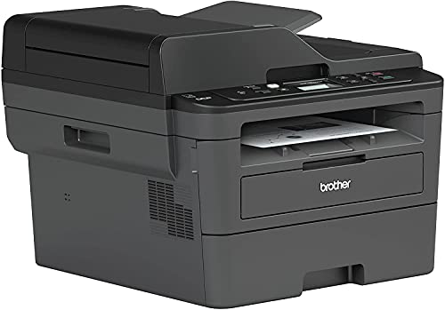 Brother DCP L2500 Series All-in-One Wireless Monochrome Laser Printer, Automatic Duplex Printing, Print Scan Copy, 128MB Memory, 2400 x 600 dpi, 36 ppm, 250-Sheet, 50-Sheet ADF