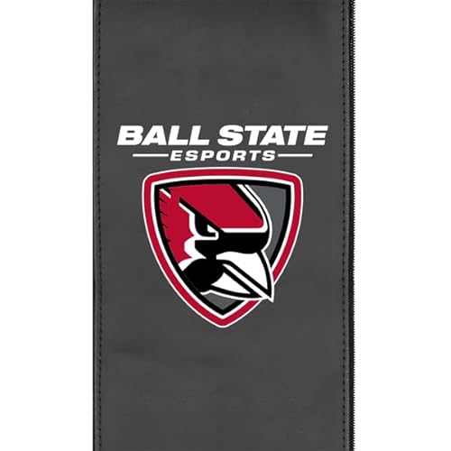Dreamseat Stationary Club Chair with Interchangeable Ball State Esports Logo