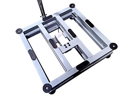 PEC Scales Stainless Steel Bench Scale, Commercial Digital Weighing Scale/Postal Scale/Shipping Scale, 600×0.02lb Capacity (12"x 16")
