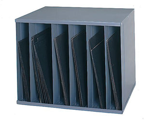 Durham 575-95 Gray Cold Rolled Steel Art File Storage Rack with Adjustable Dividers, 36-1/16" Width x 27-15/16" Height x 20-1/16" Depth