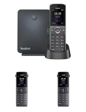 Yealink IP Phone W73P Bundle with W70B Base and W73H Handset + 2-Unit W73H Handset