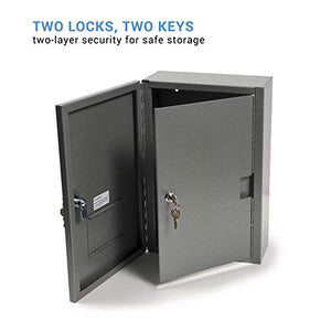 Grafco Locking Narcotics Safe, Steel Drug Cabinet, Double Door & Double Lock, Large, 3008