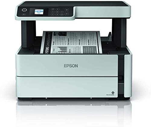 Epson EcoTank ET-M2170 Wireless Monochrome All-in-One Supertank Printer with Ethernet PLUS 2 Years of Unlimited Ink