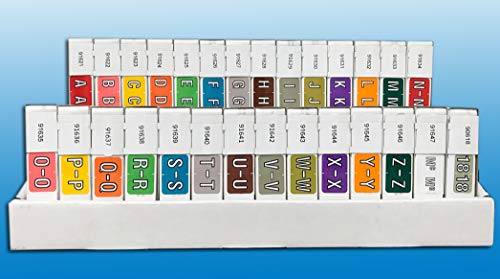 Tabbies Barkley ABKM Compatible 91620 Series Alpha Label Kit, 1 Roll Each A - Z + 1 Roll of Matching Yearcode, 1”H x 1-1/2”W – Label Size, 500 Labels Per Roll , 28 Rolls Per Kit (31620)