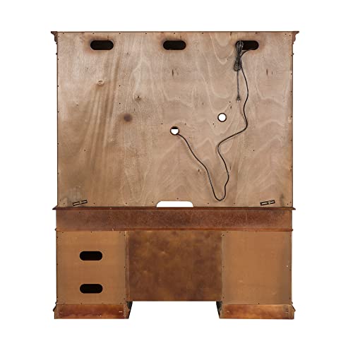 Liberty Furniture INDUSTRIES Brayton Manor Jr Executive Credenza Set, Dark Brown