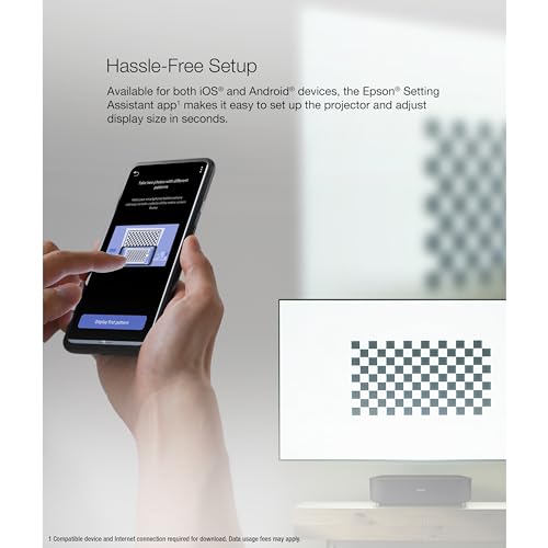 Epson EpiqVision Ultra LS650 4K PRO-UHD Laser Projector, 3,600 Lumens, Android TV, Sound by Yamaha - Black
