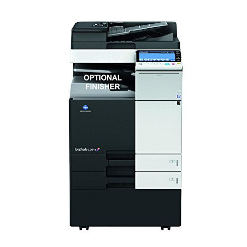 Konica Minolta BizHub C284E Tabloid-Size Color Laser Multifunction Copier - 28ppm, Copy, Print, Scan, 2 Trays, Cabinet