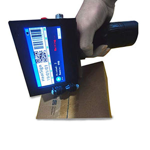HeatSign HS-PT01 Portable Handheld Inkjet Printer - Gun Type, Intelligent Coding with LED Display for Number, Date, Text, Barcode, Logo