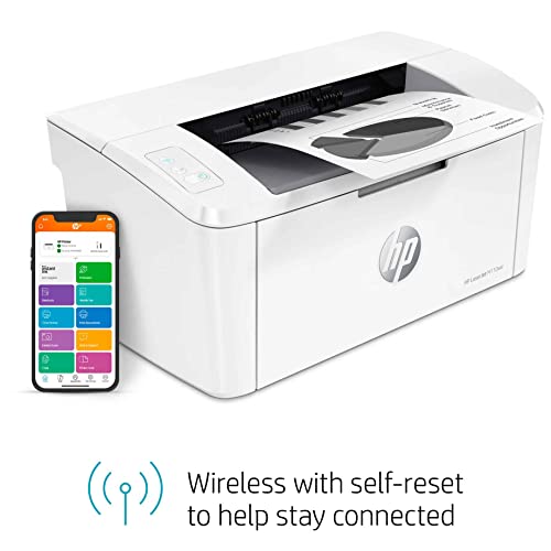 HP Laserjet M110 we Single-Function Wireless Monochrome Laser Printer, White - Print Only - 21 ppm, 600 x 600 dpi, 8.5 x 14, Hi-Speed USB, Cbmou Printer Cable