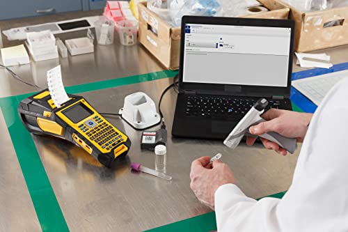 Brady M610 Handheld Label Maker, Yellow/Gray Large
