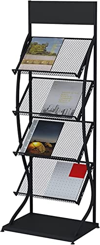 Arazi Floor-Standing Magazine Rack Metal Organizer Stand