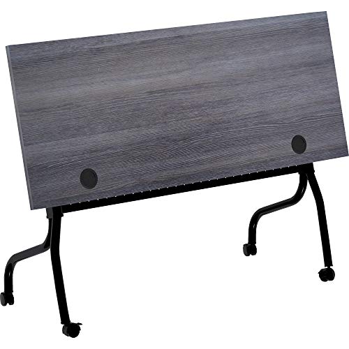 Lorell LLR59487 Charcoal Flip Top Training Table