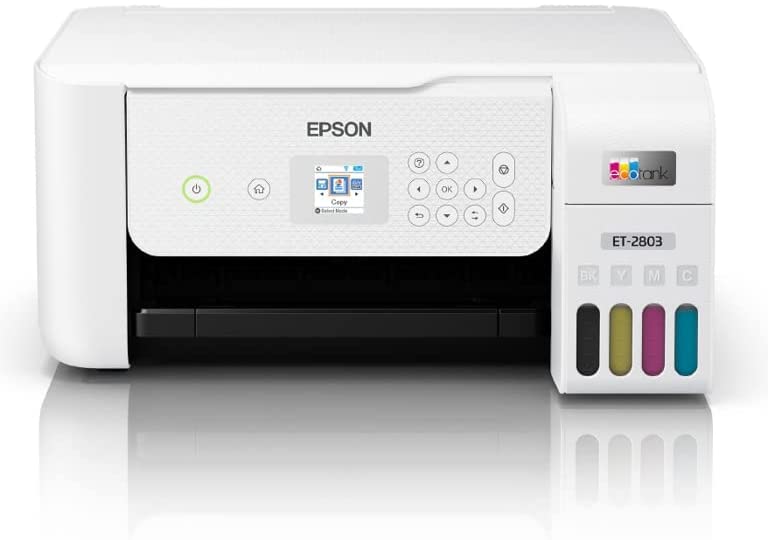 Epson EcoTank ET-2803 Wireless Printer | All-in-One Cartridge-Free | Scanner, Copier | U Deal