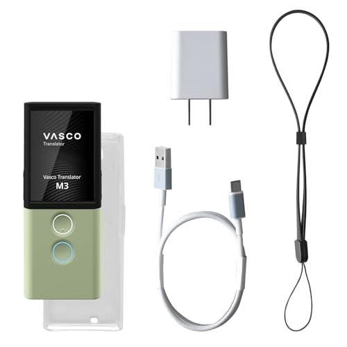 Vasco Electronics Vasco M3 Language Translator Device | Free Internet in 200 Countries | Photo Translation | European Brand
