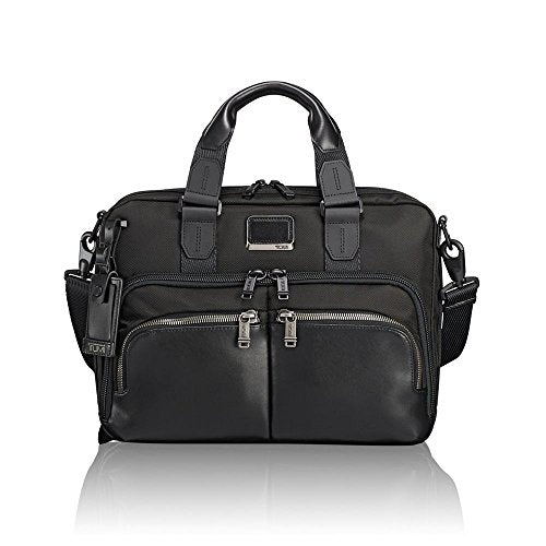 TUMI - Alpha Bravo Albany Laptop Slim Commuter Brief Briefcase - 14 Inch Computer Bag for Men and Women - Black