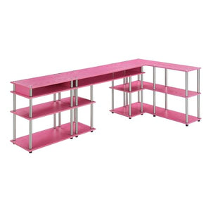Convenience Concepts Designs2Go 3-Piece Pink Office Set