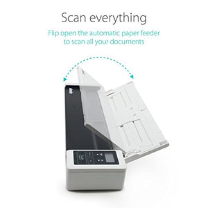 Doxie Q - Wireless Rechargeable Document Scanner with Automatic Document Feeder (ADF)
