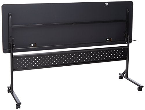 Lorell Flipper Training Table, 46" H x 8" W x 8" L, Mahogany